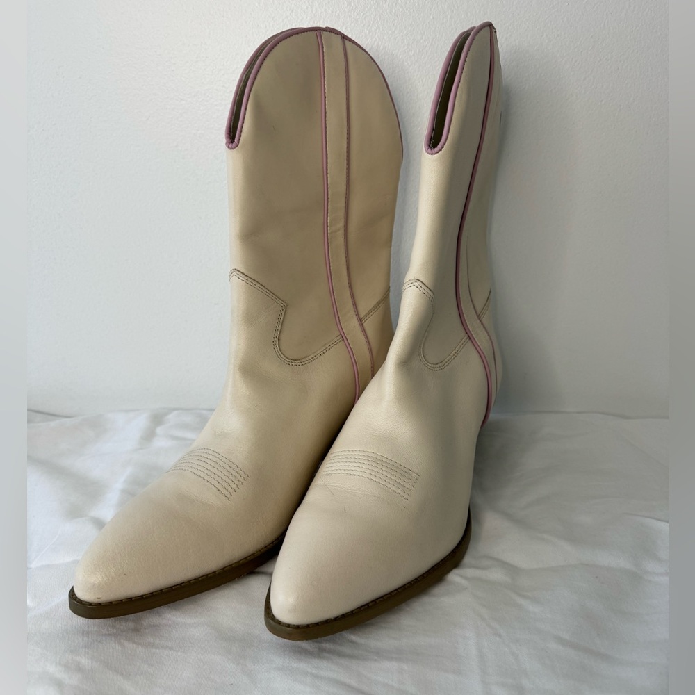 Free people Cream and Pink Women's Boots